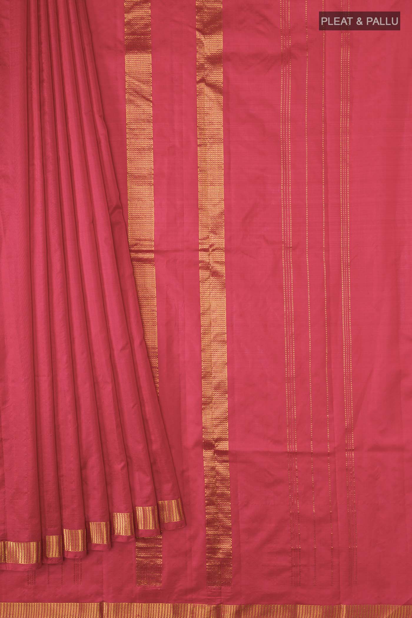 pleats pallu