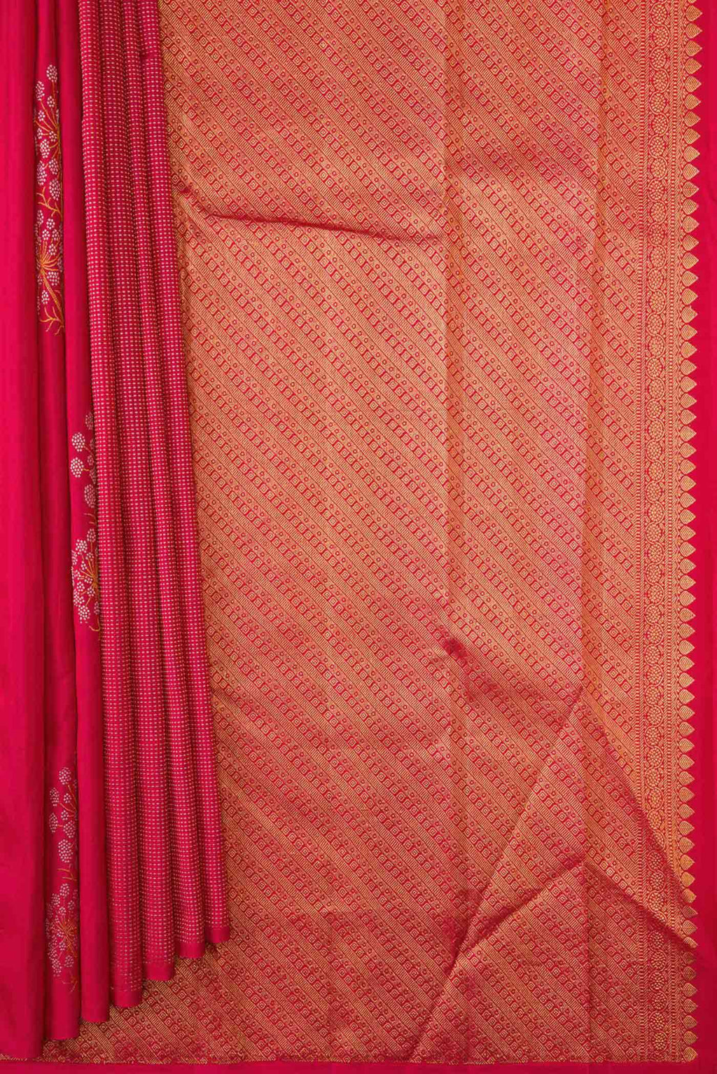 pleats pallu