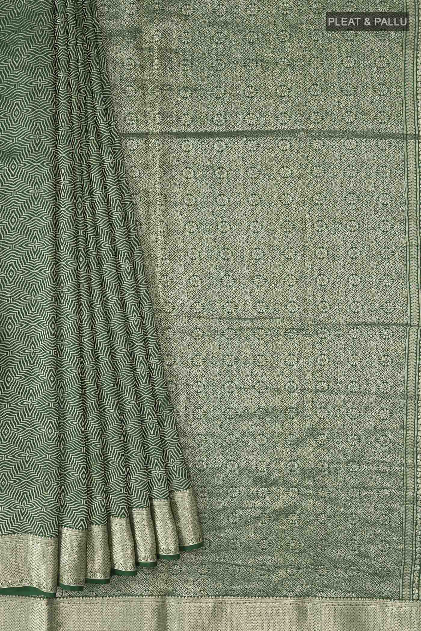 pleats pallu