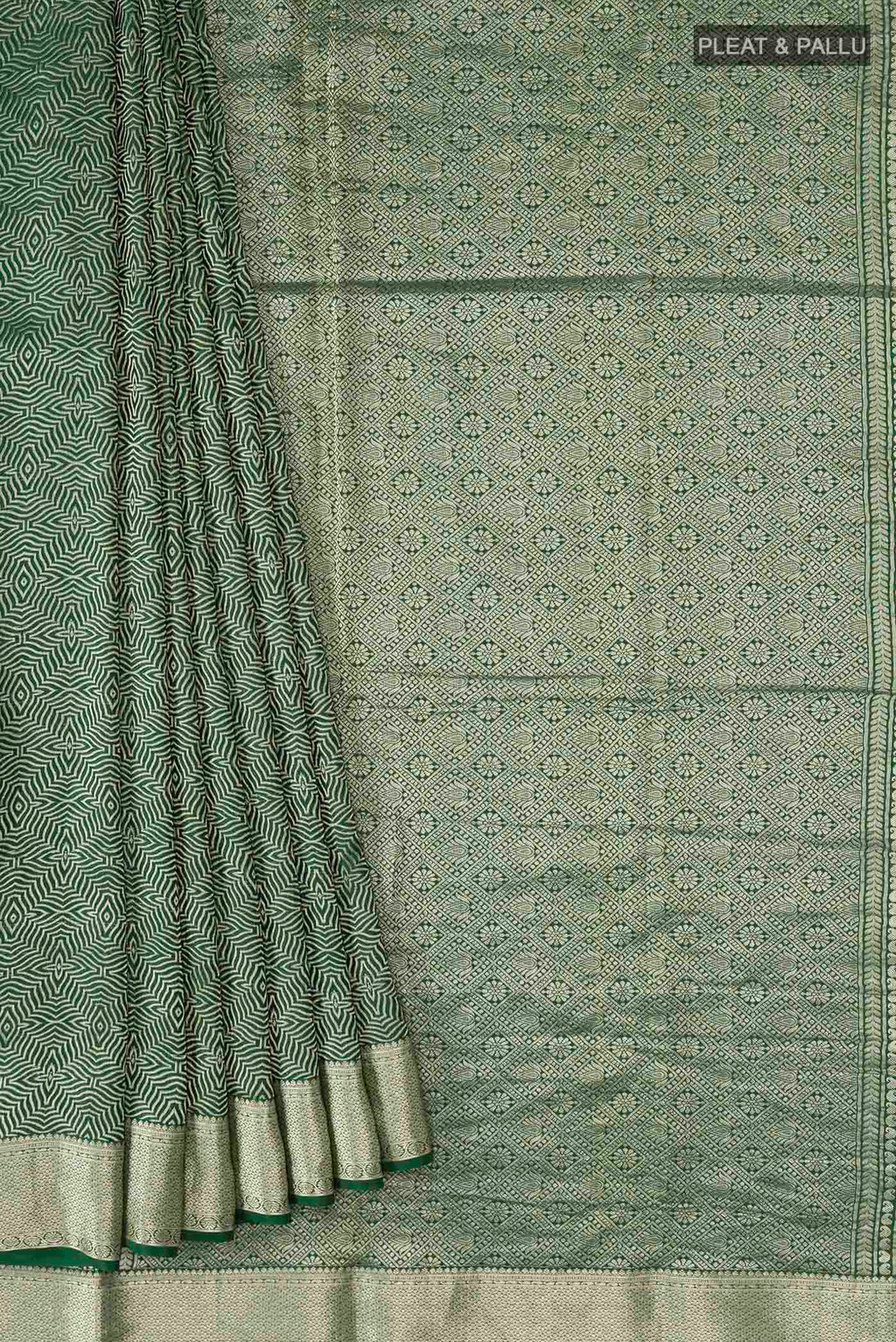 pleats pallu