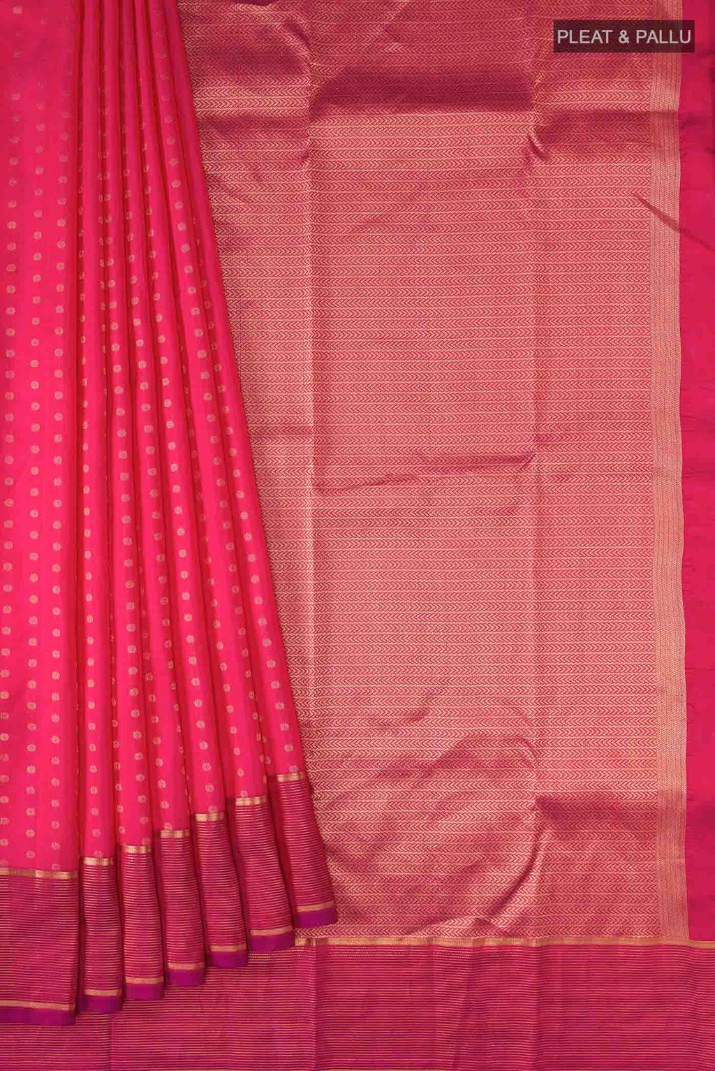 pleats pallu