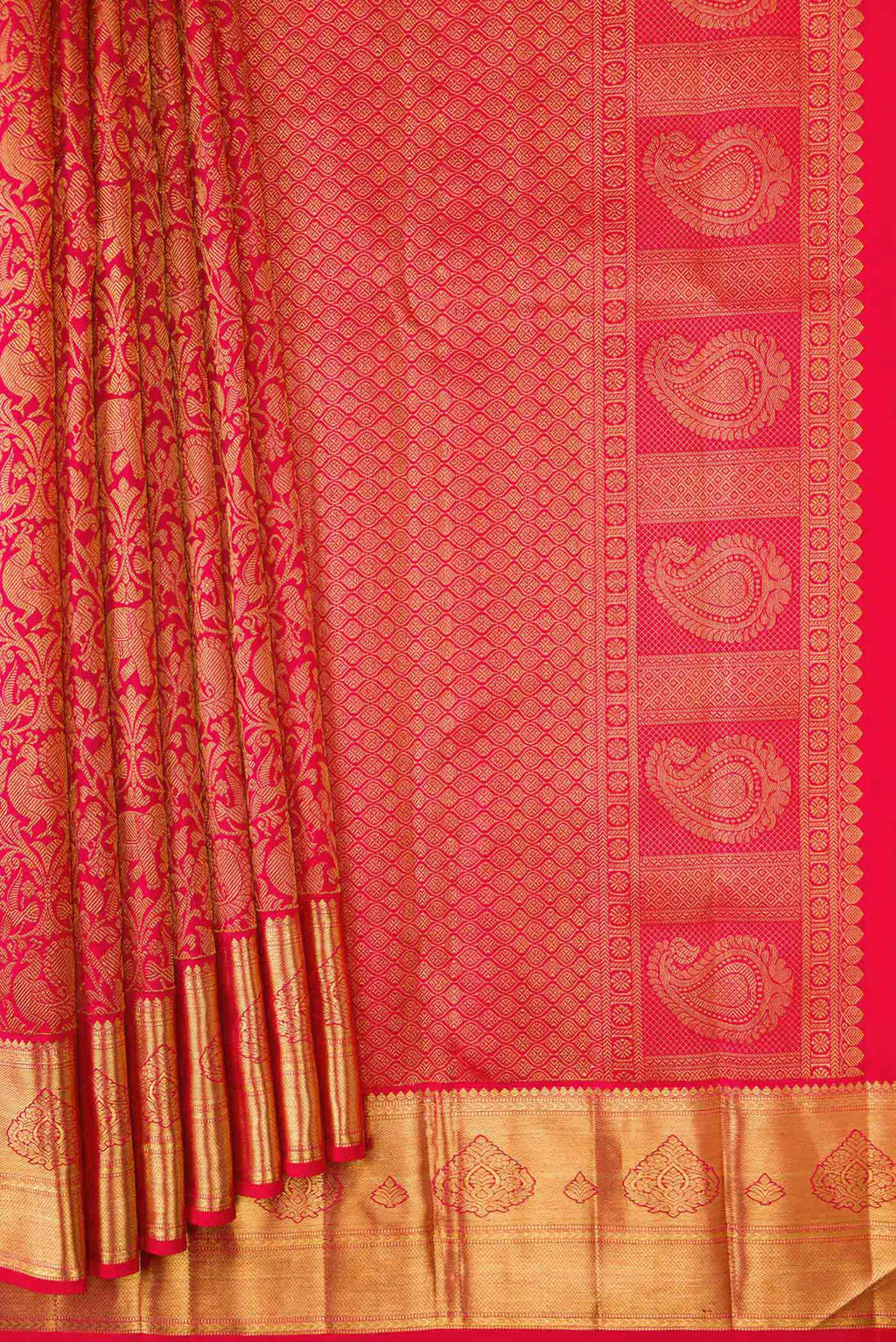 pleats pallu
