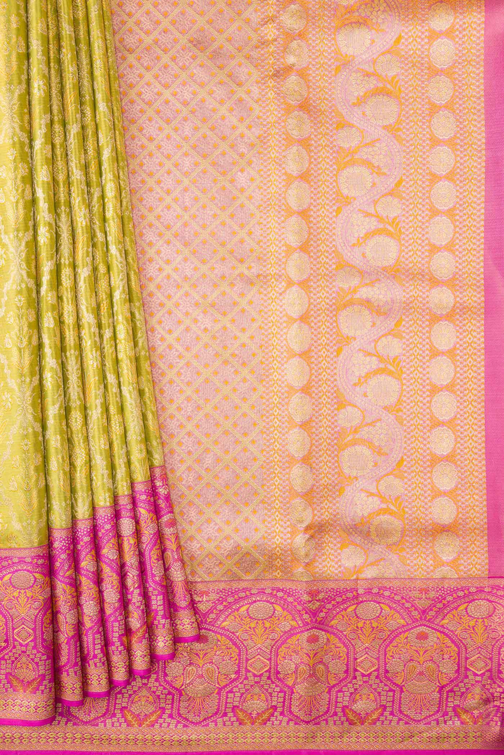 pleats pallu