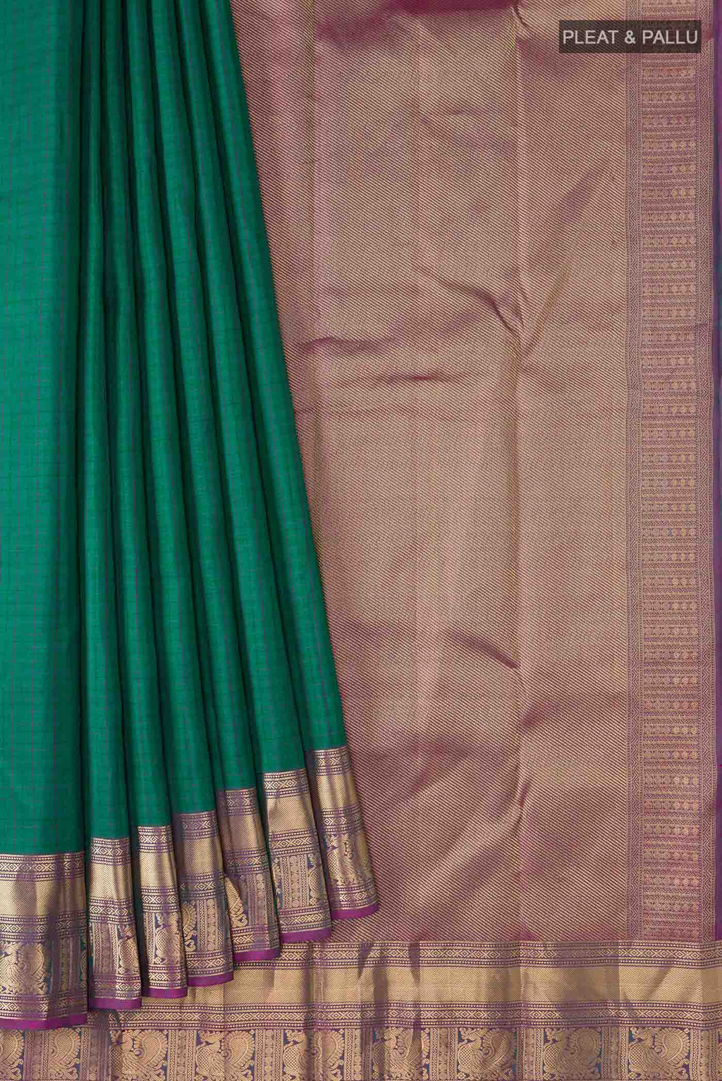 pleats pallu