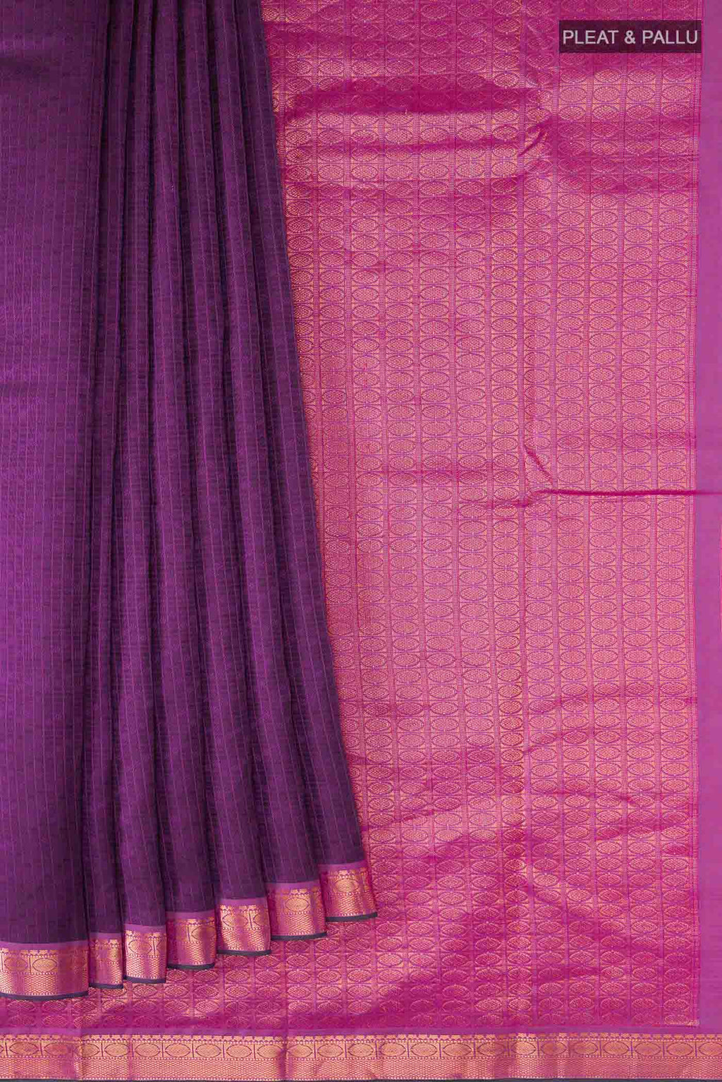 pleats pallu