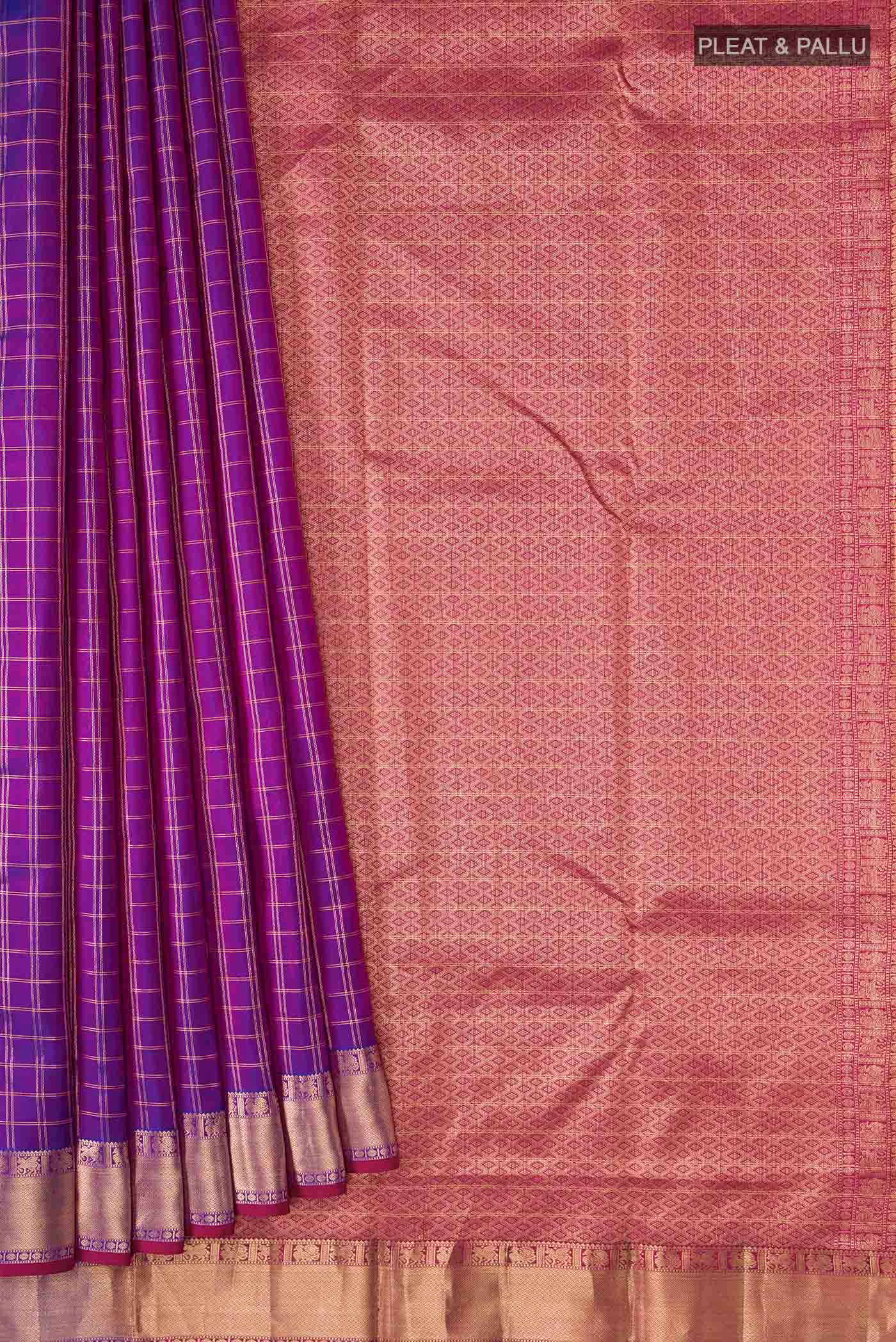 pleats pallu
