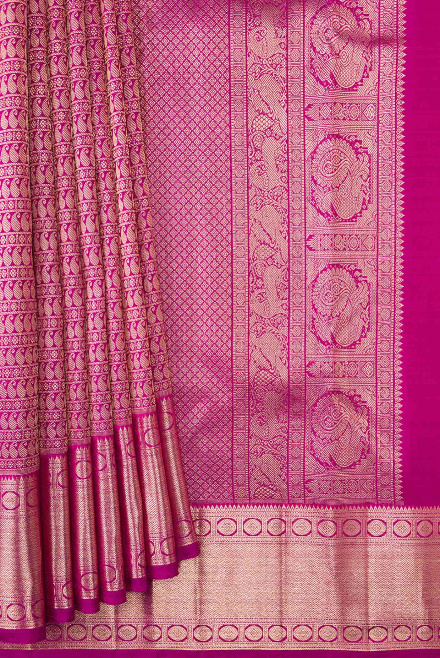 pleats pallu