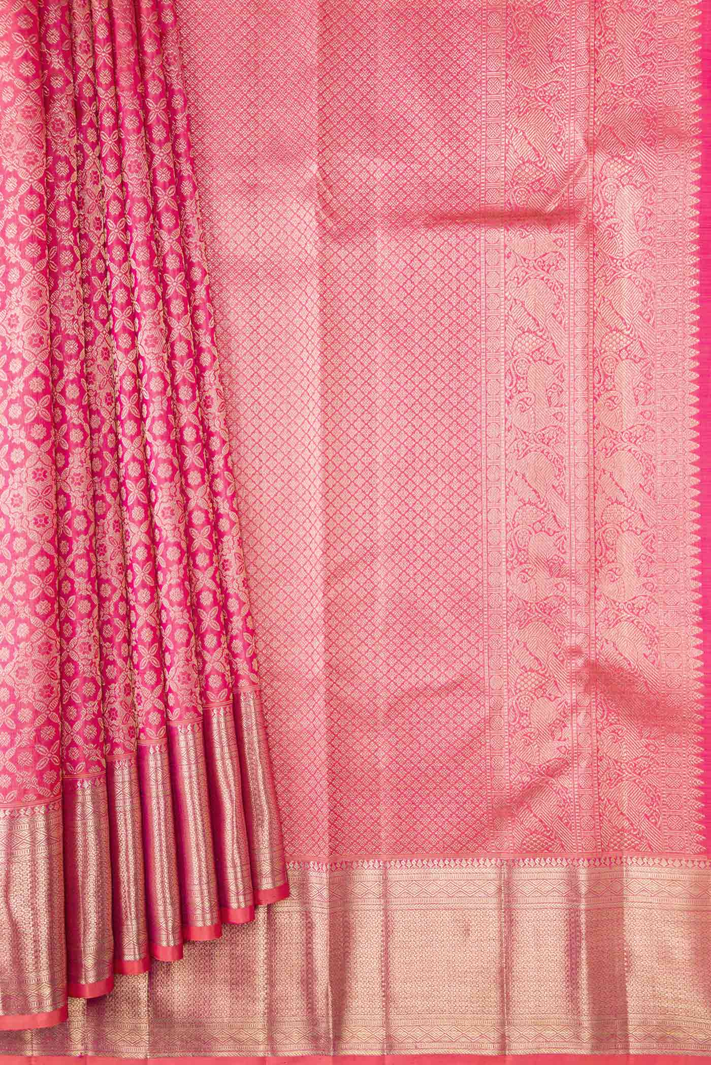 pleats pallu