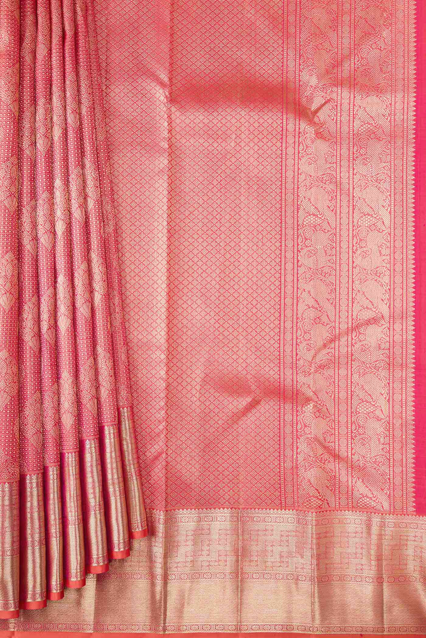 pleats pallu