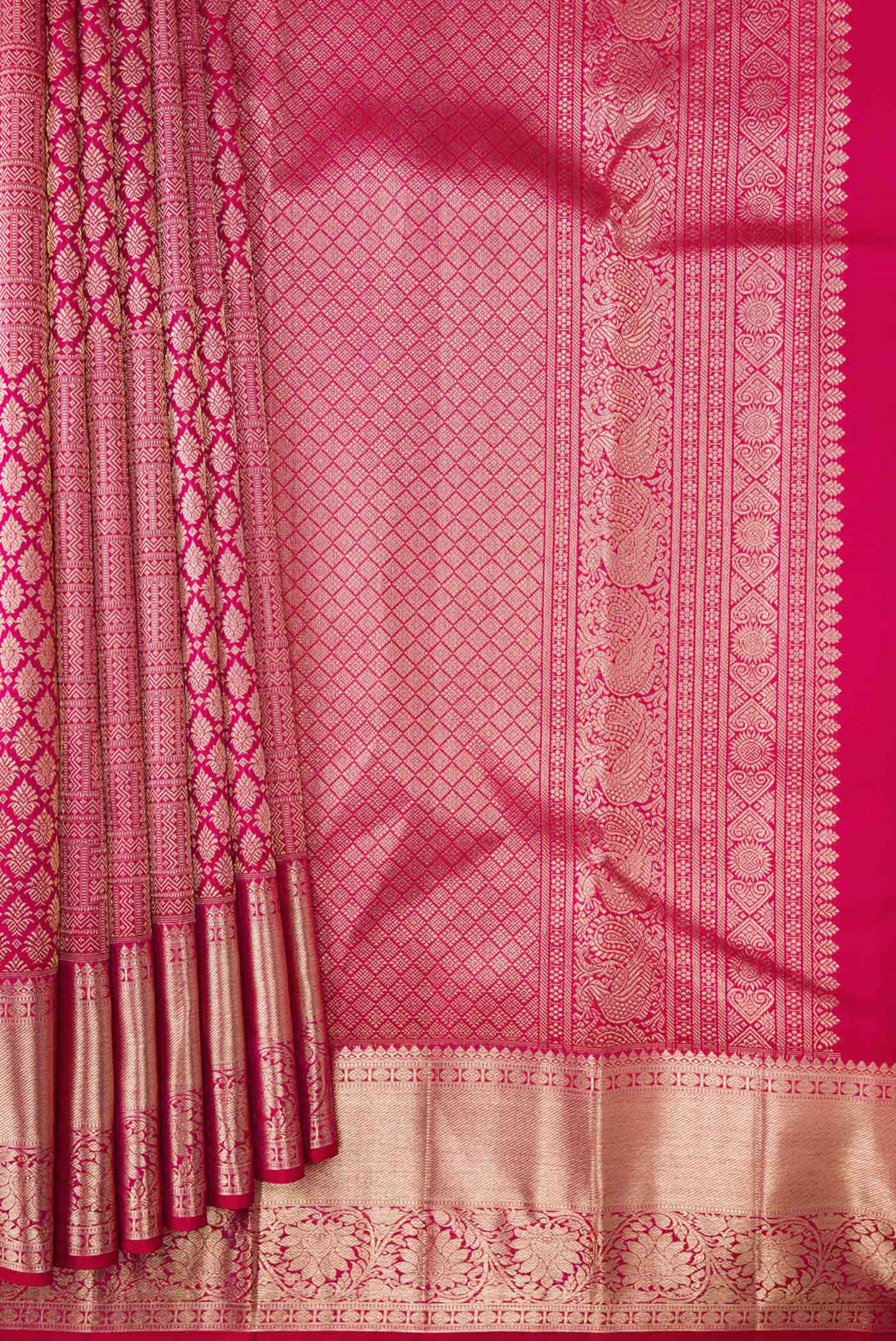 pleats pallu