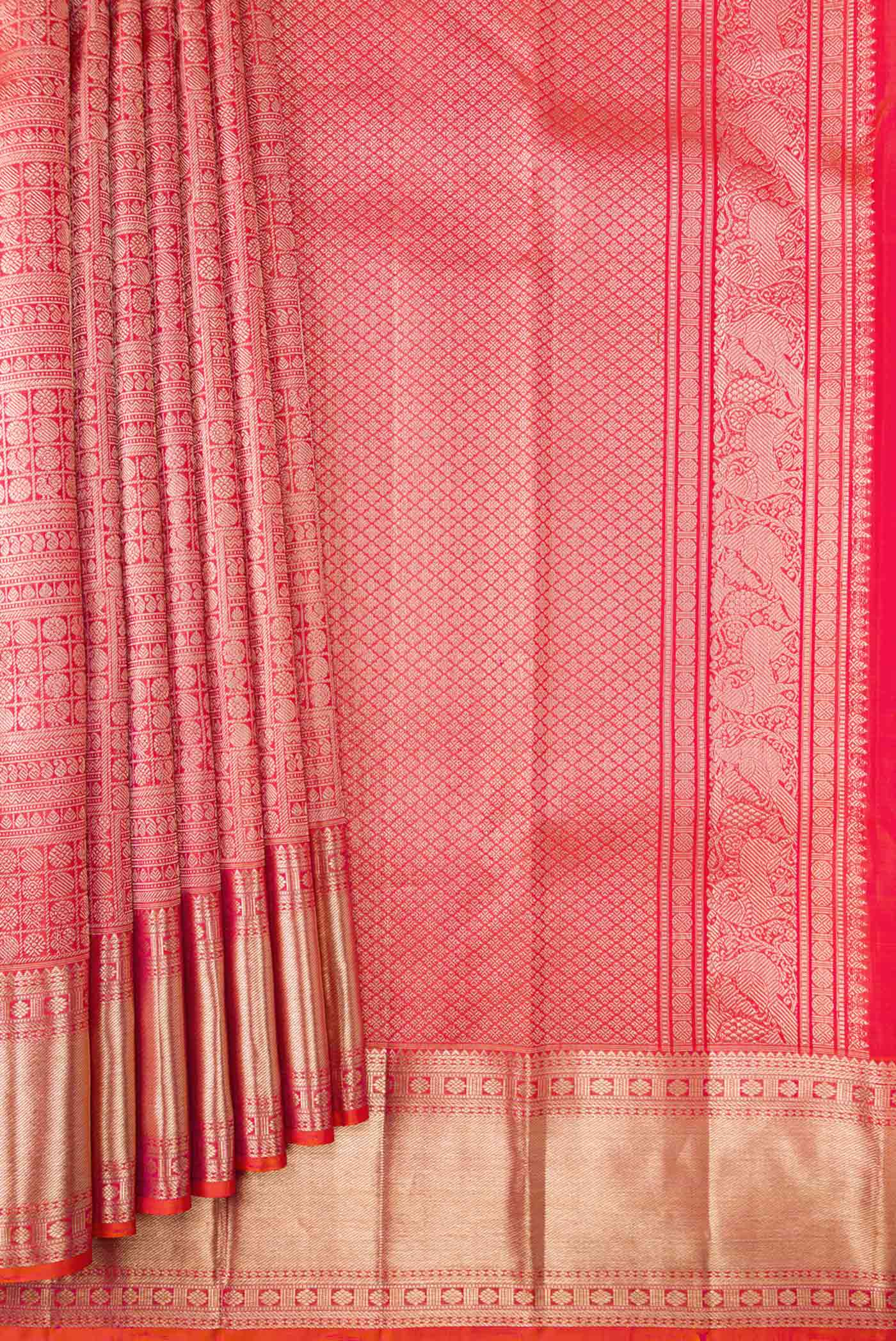 pleats pallu