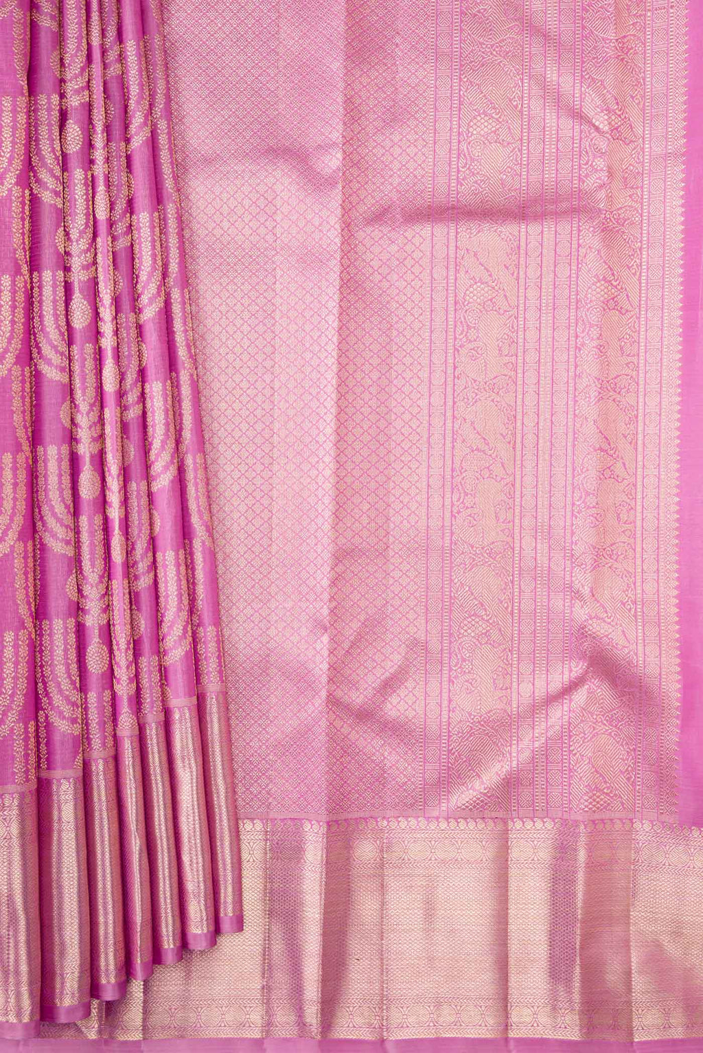 pleats pallu