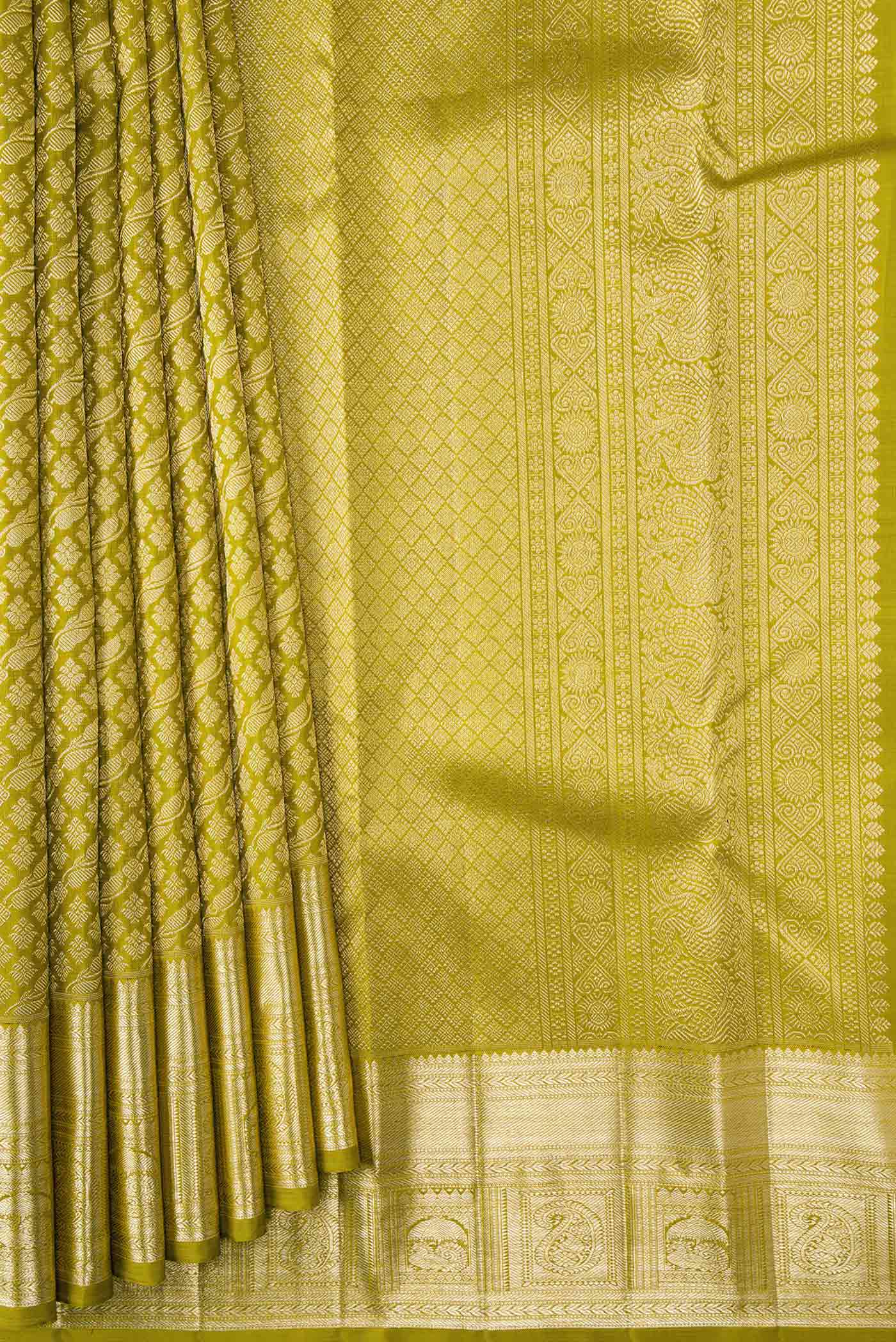 pleats pallu