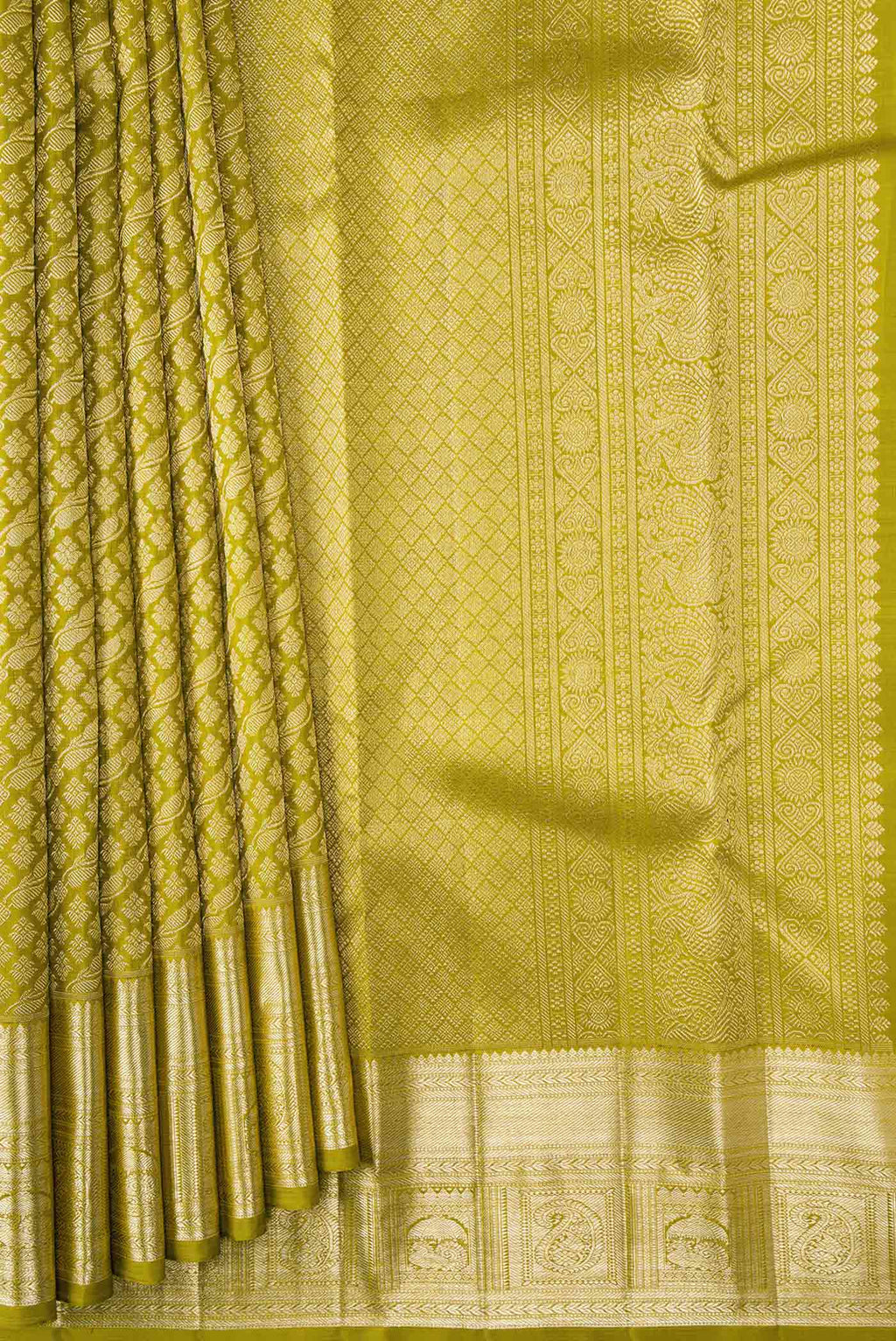 pleats pallu