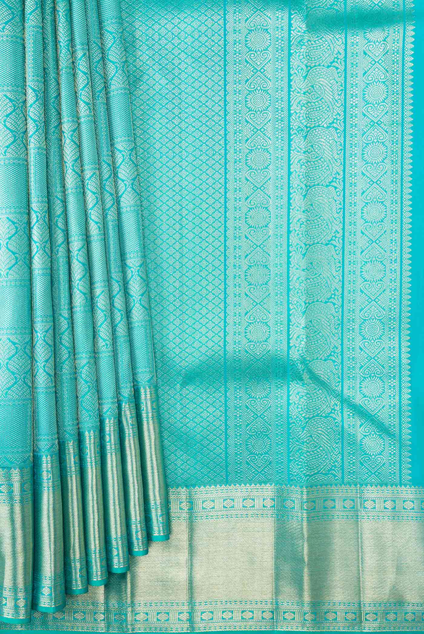 pleats pallu