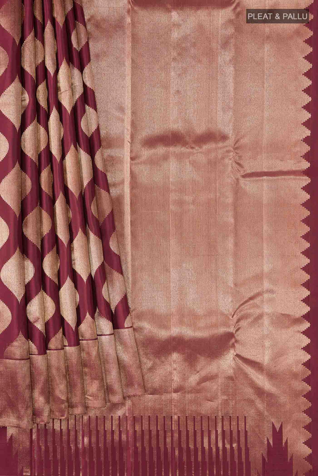 pleats pallu