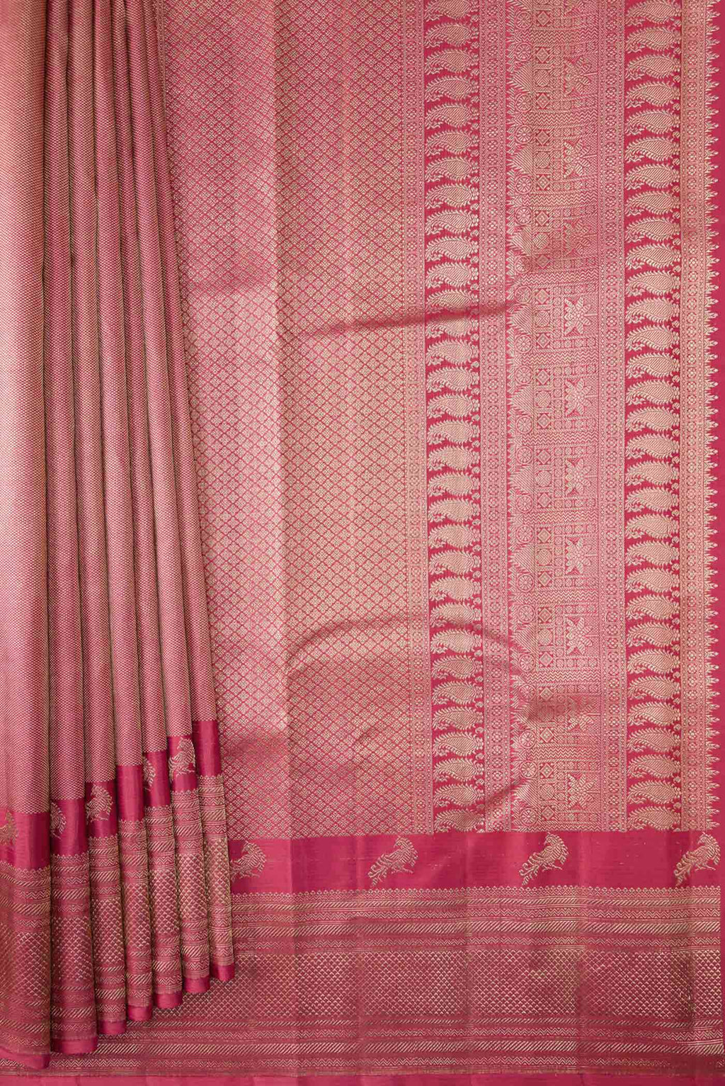 pleats pallu