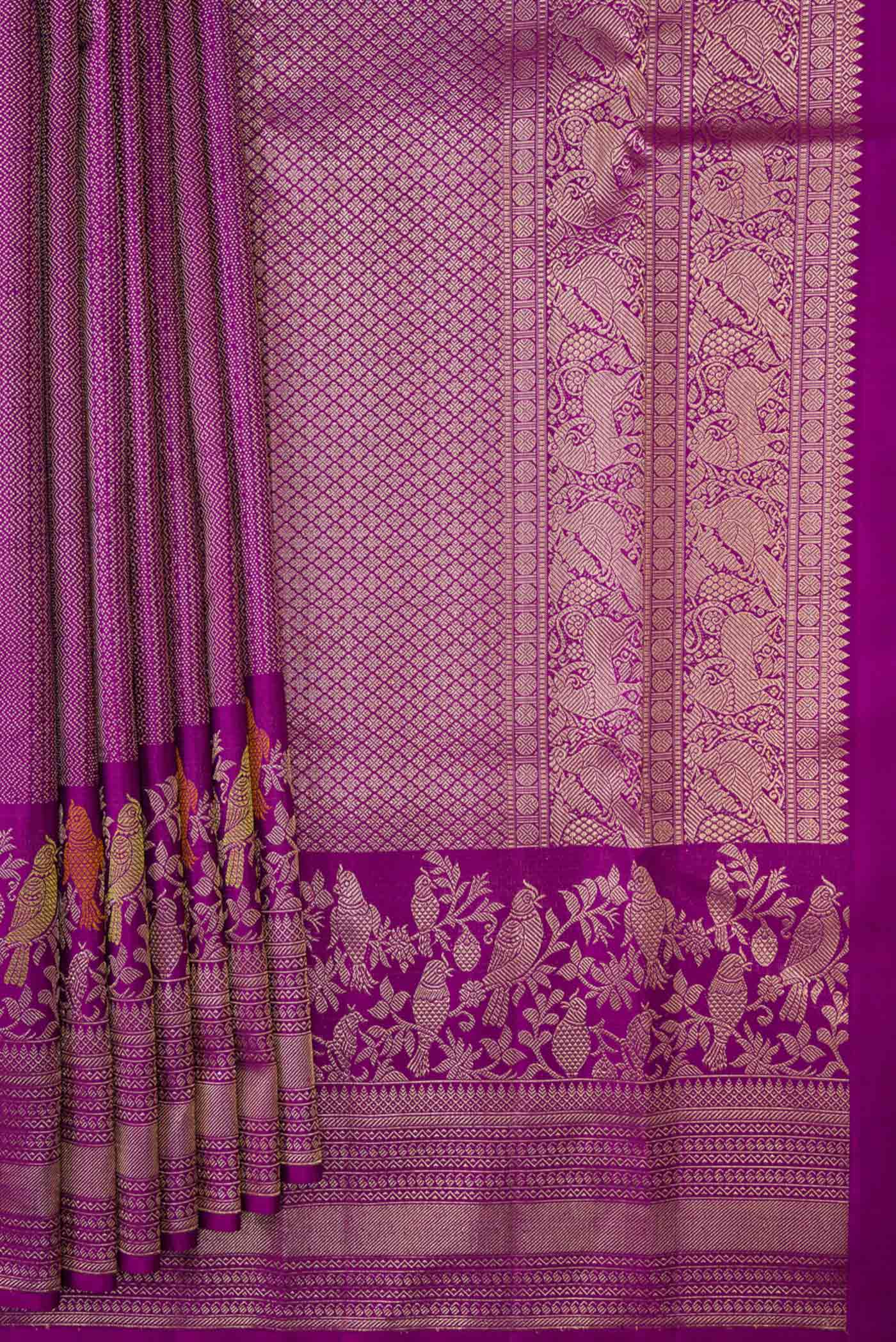 pleats pallu