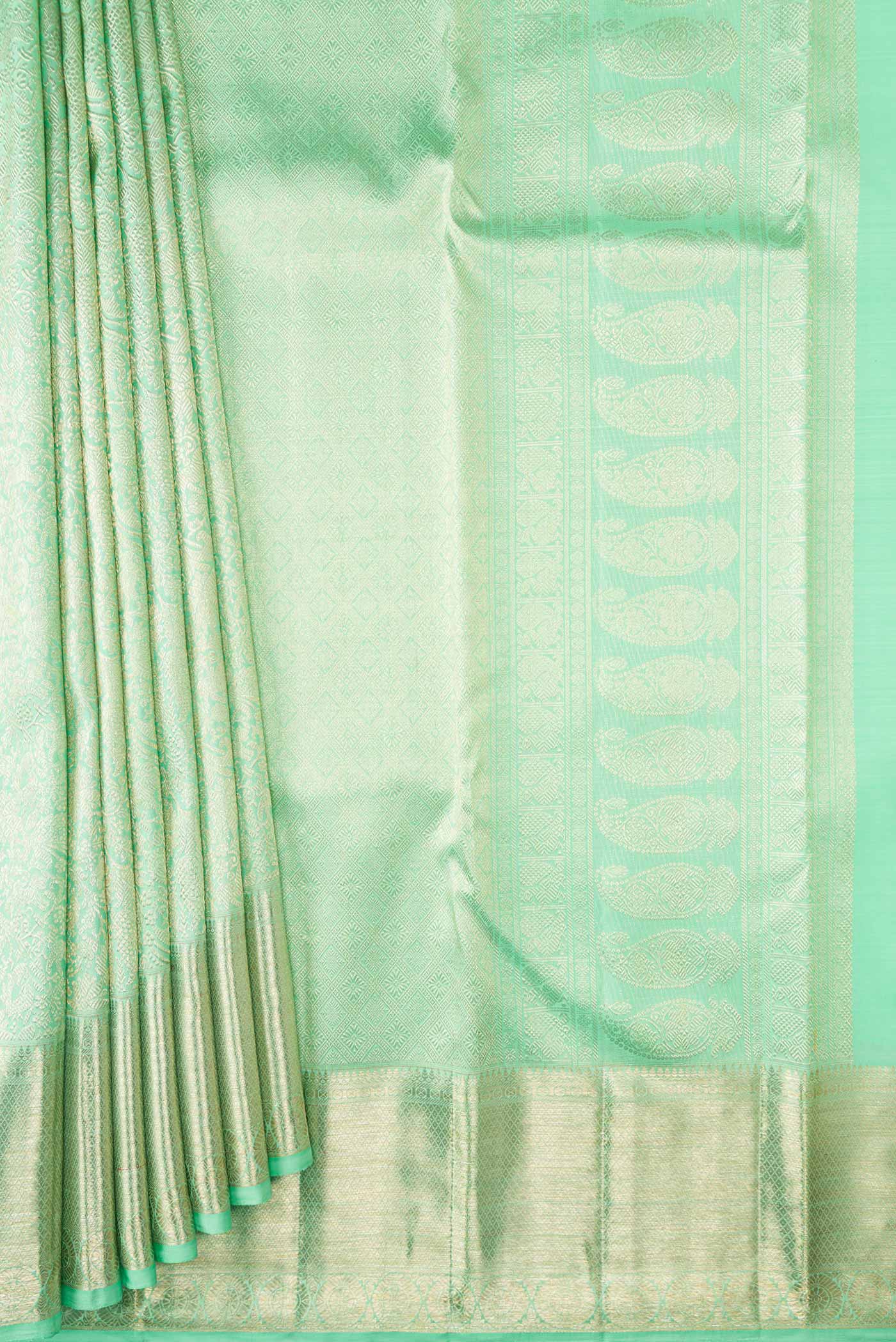 pleats pallu