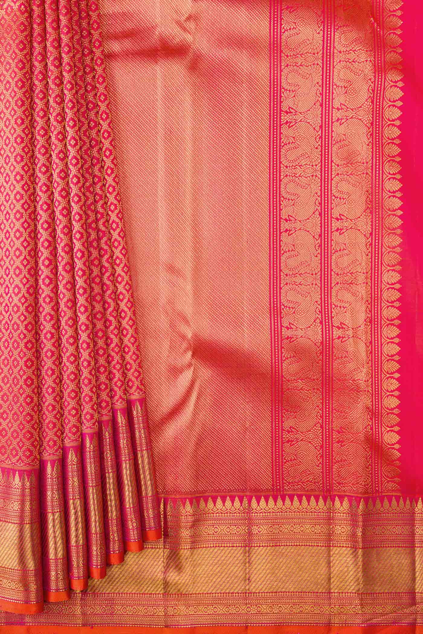 pleats pallu