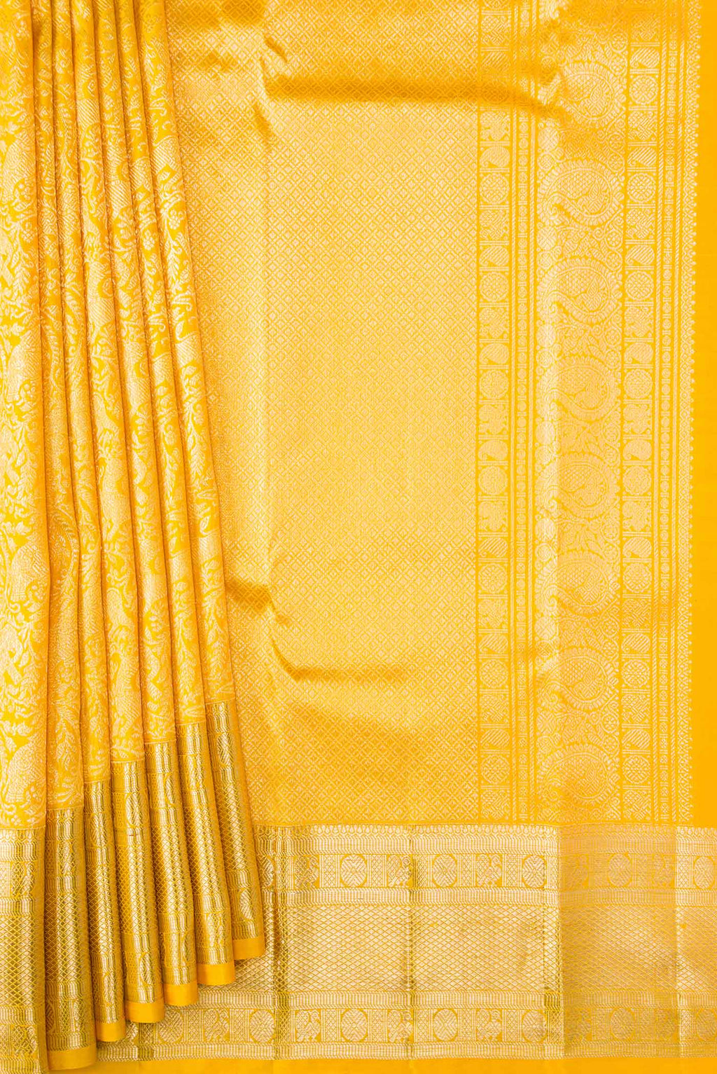 pleats pallu