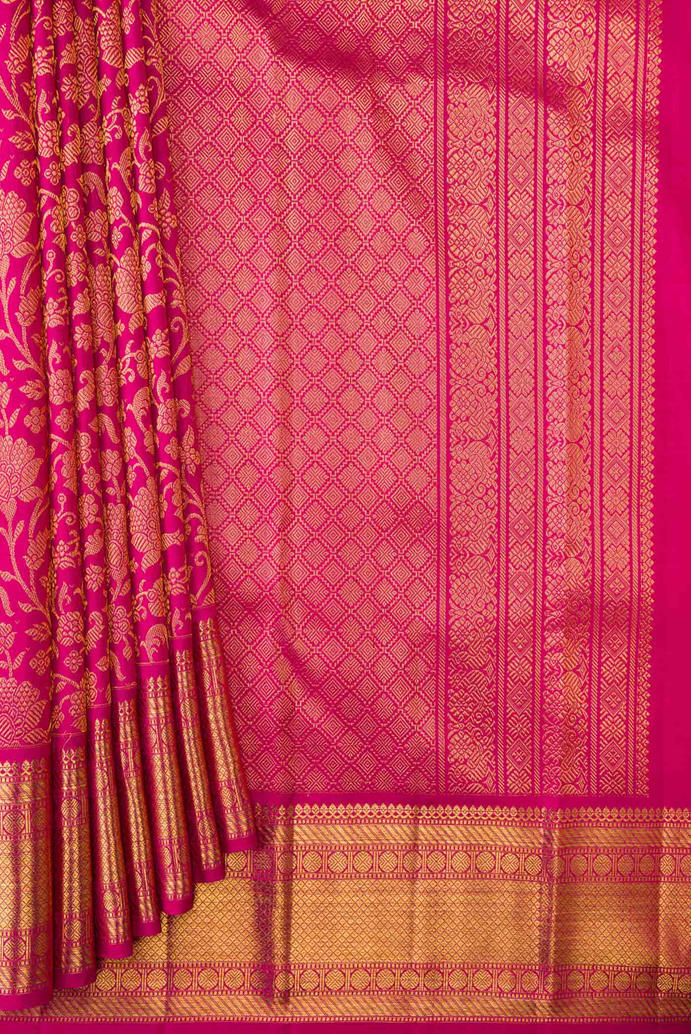 pleats pallu