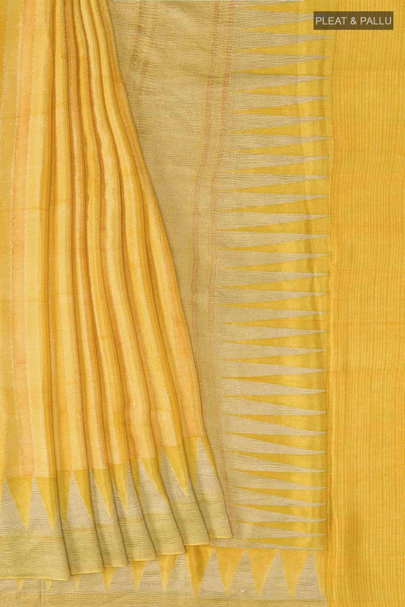 pleats pallu