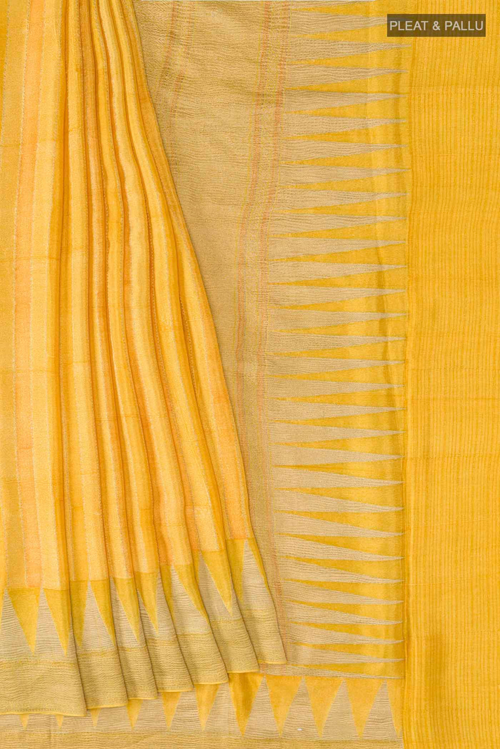 pleats pallu