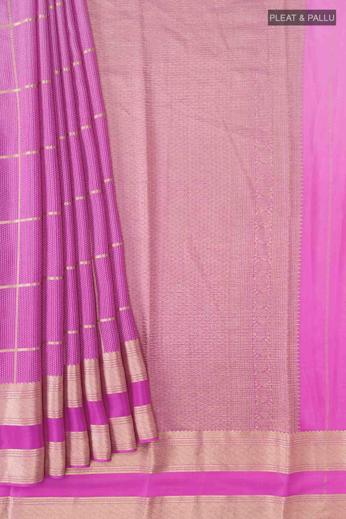 pleats pallu
