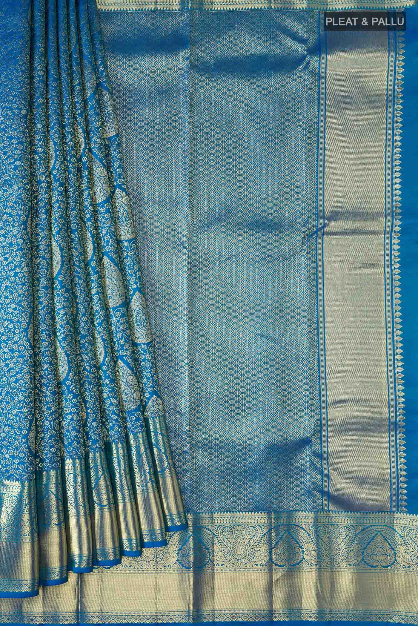 pleats pallu