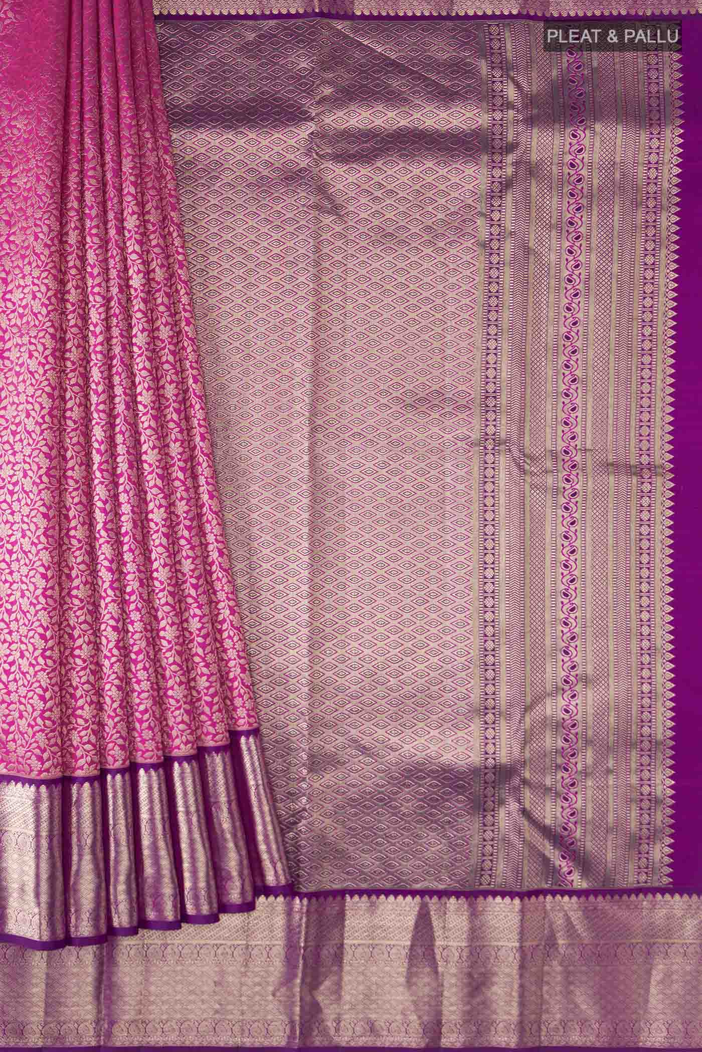 pleats pallu