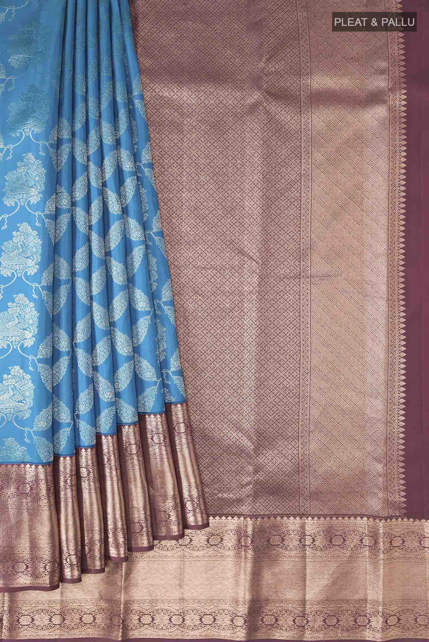 pleats pallu