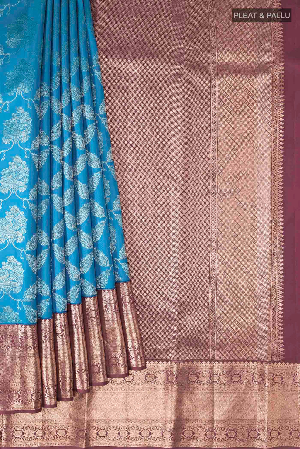 pleats pallu