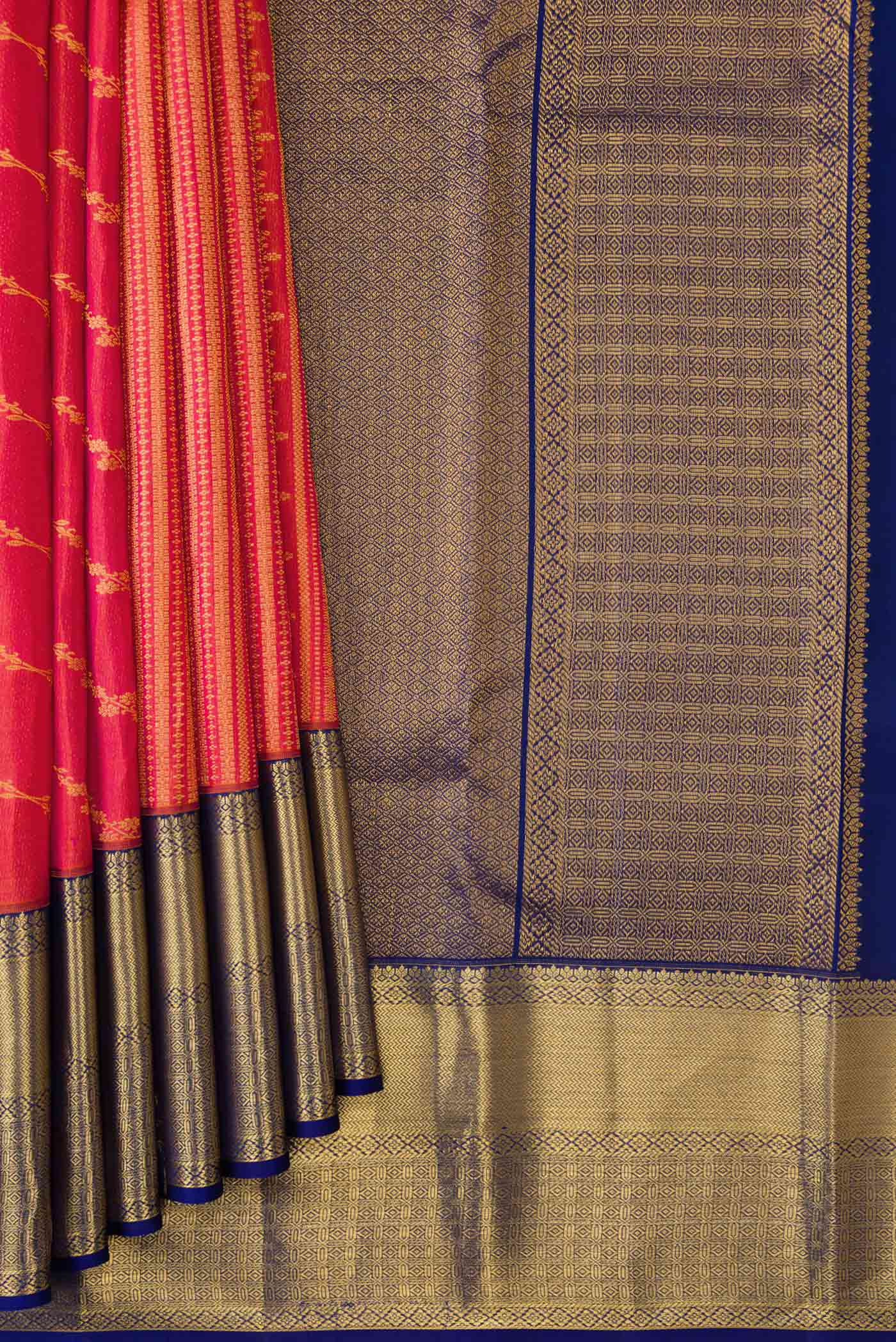 pleats pallu