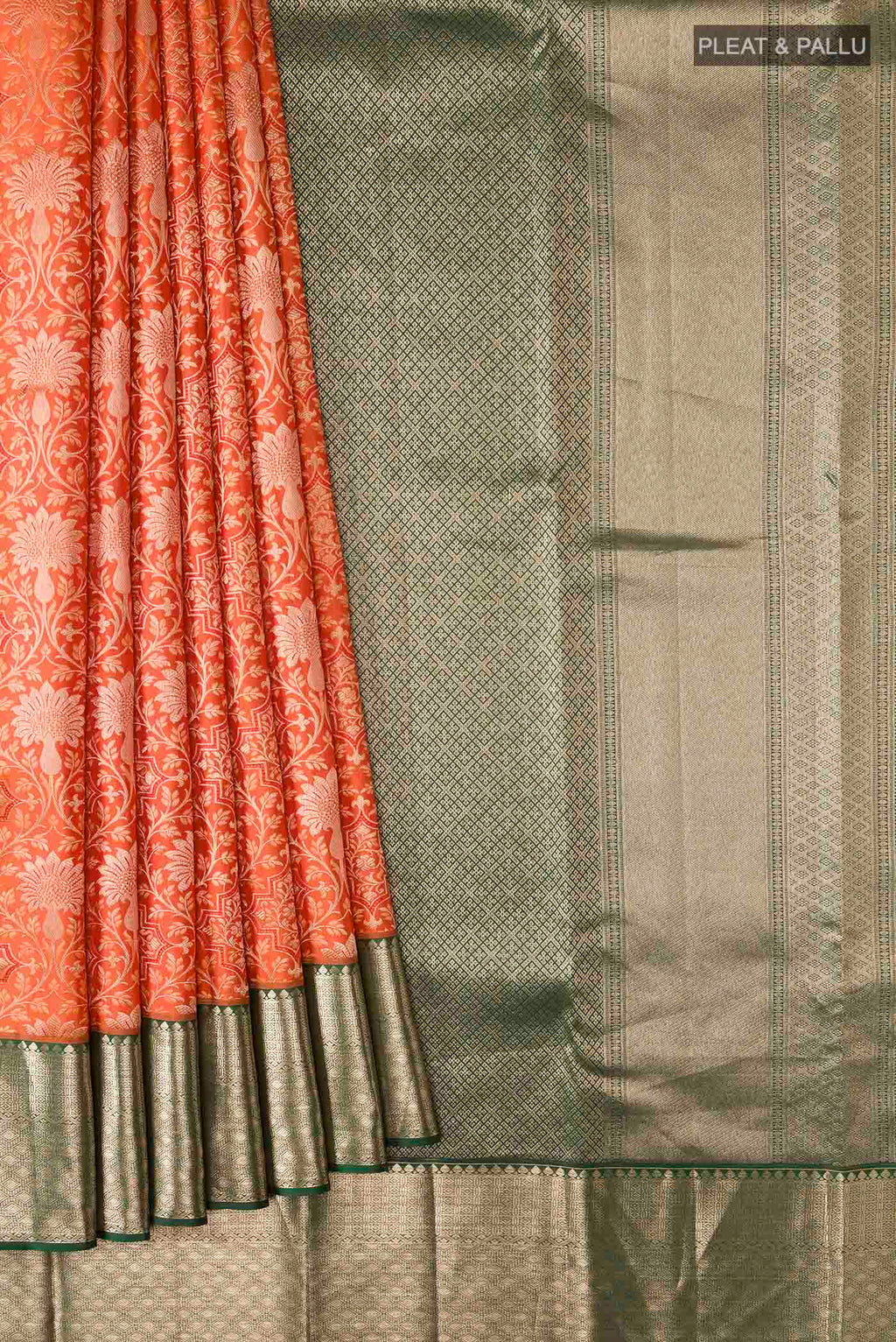 pleats pallu