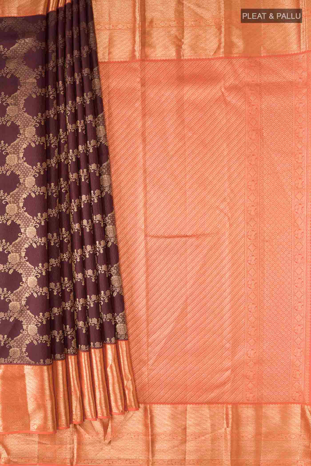 pleats pallu