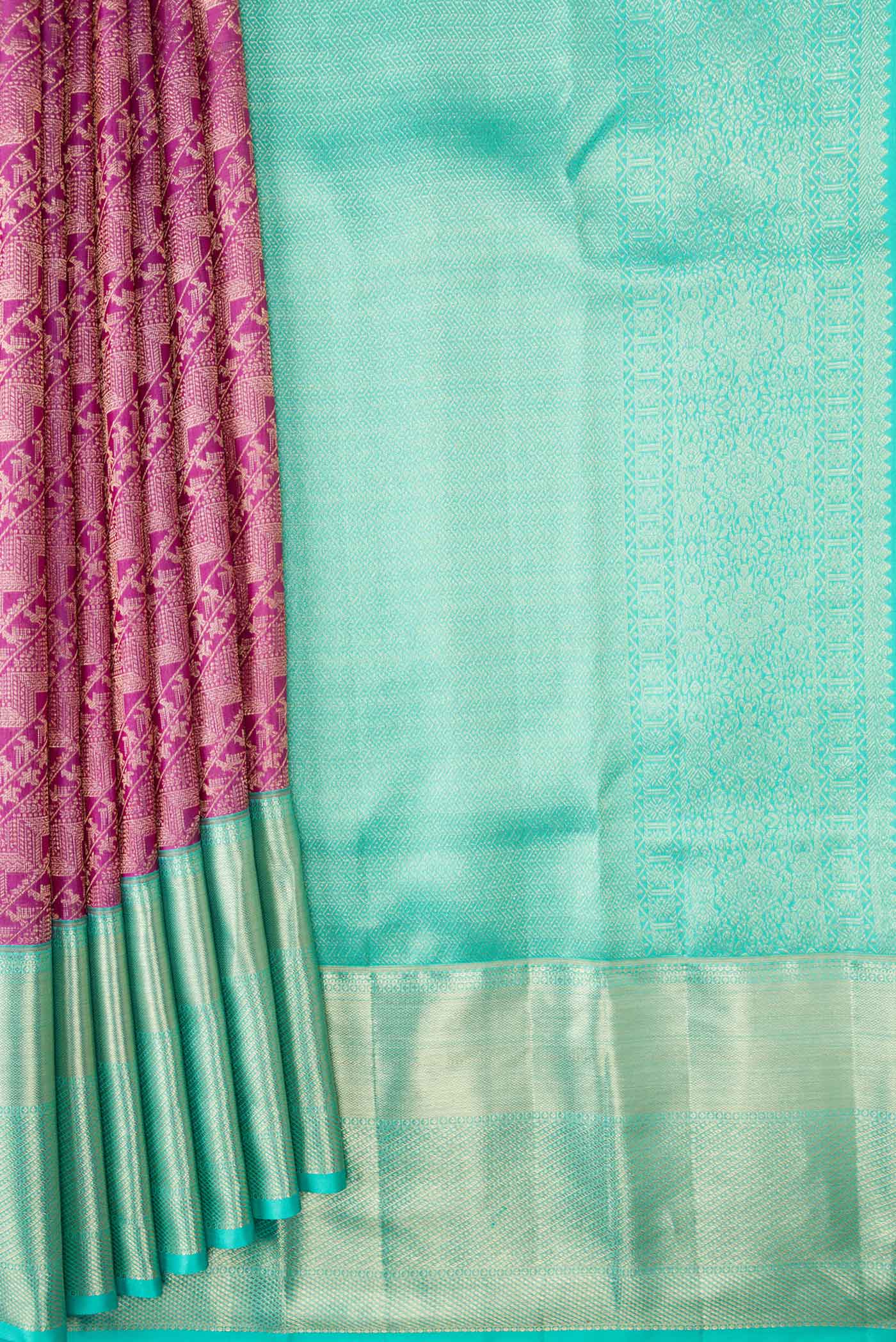 pleats pallu