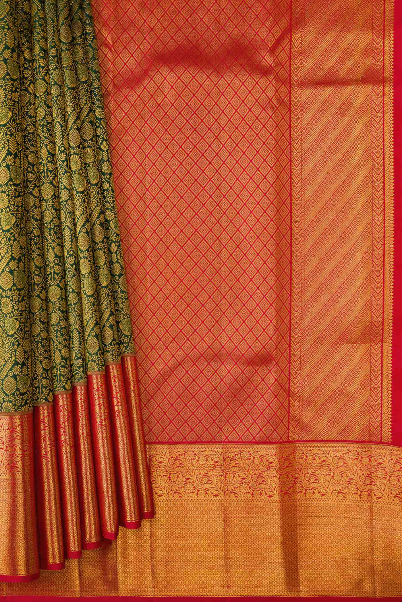 pleats pallu