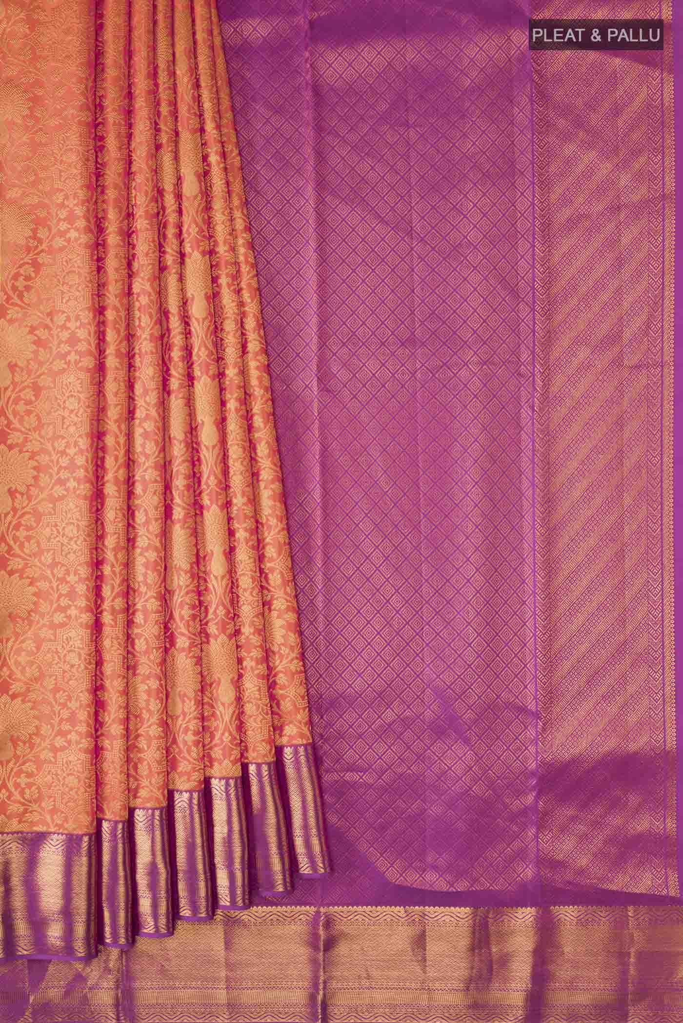 pleats pallu