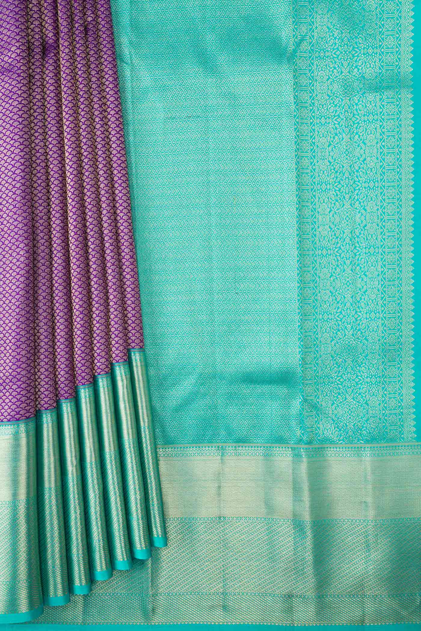 pleats pallu
