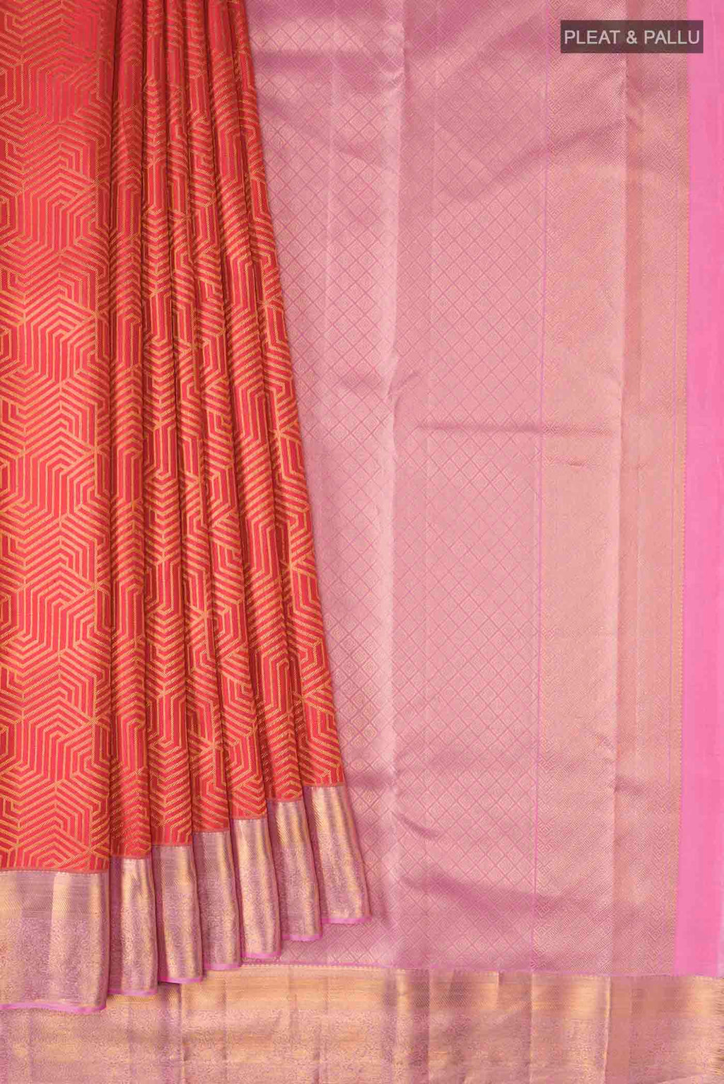 pleats pallu