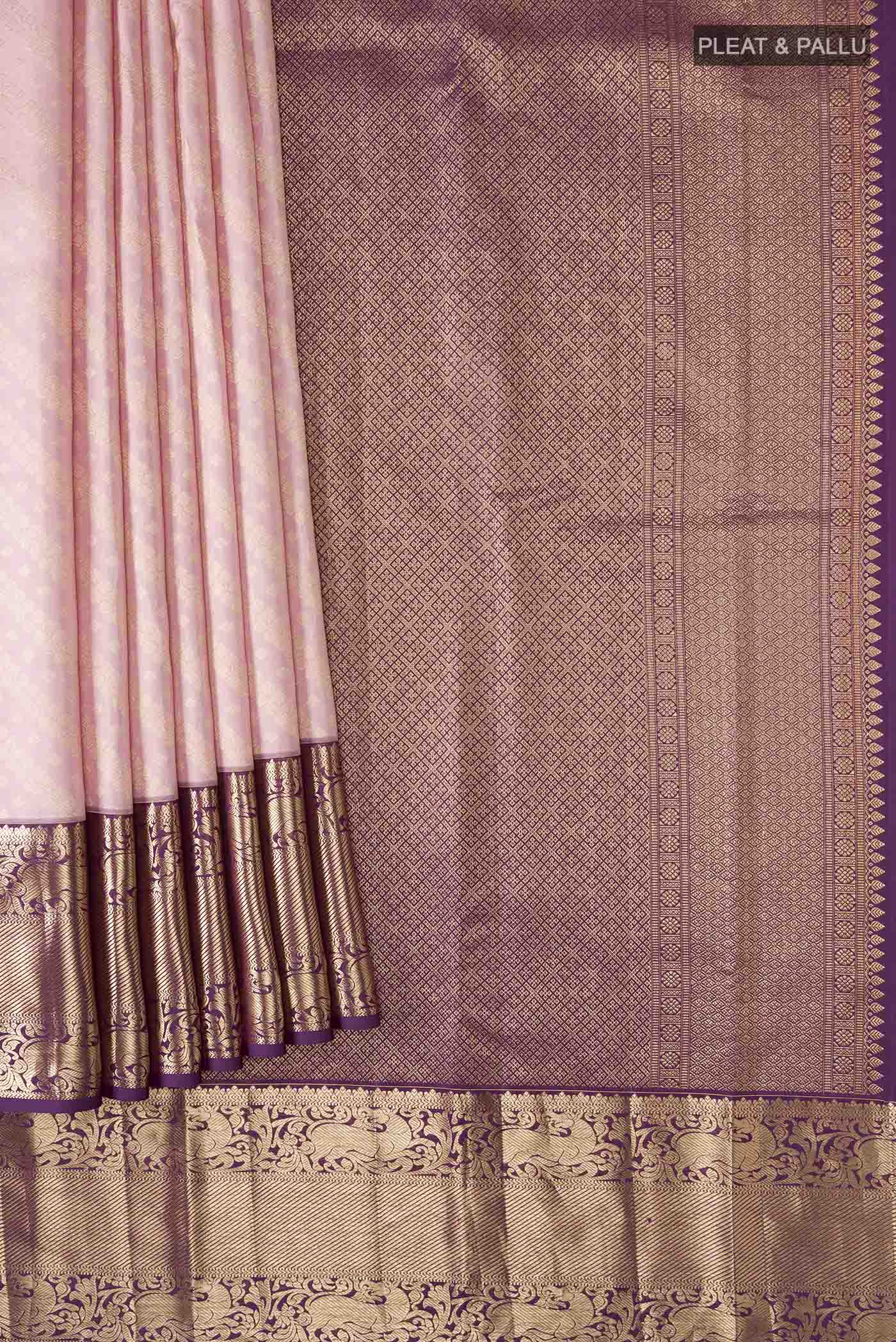 pleats pallu