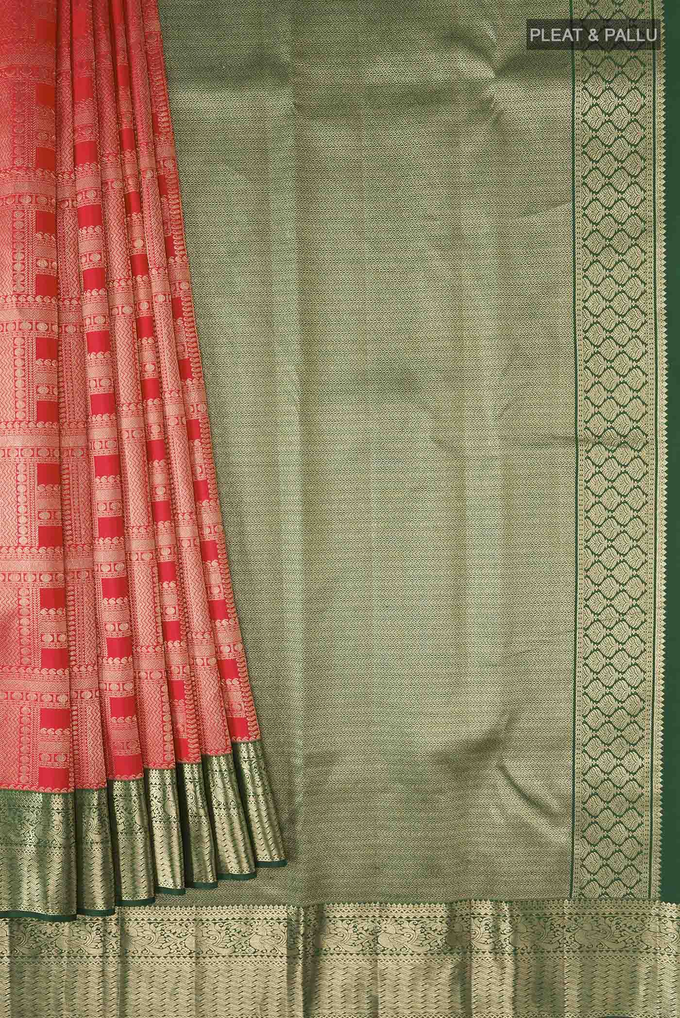 pleats pallu