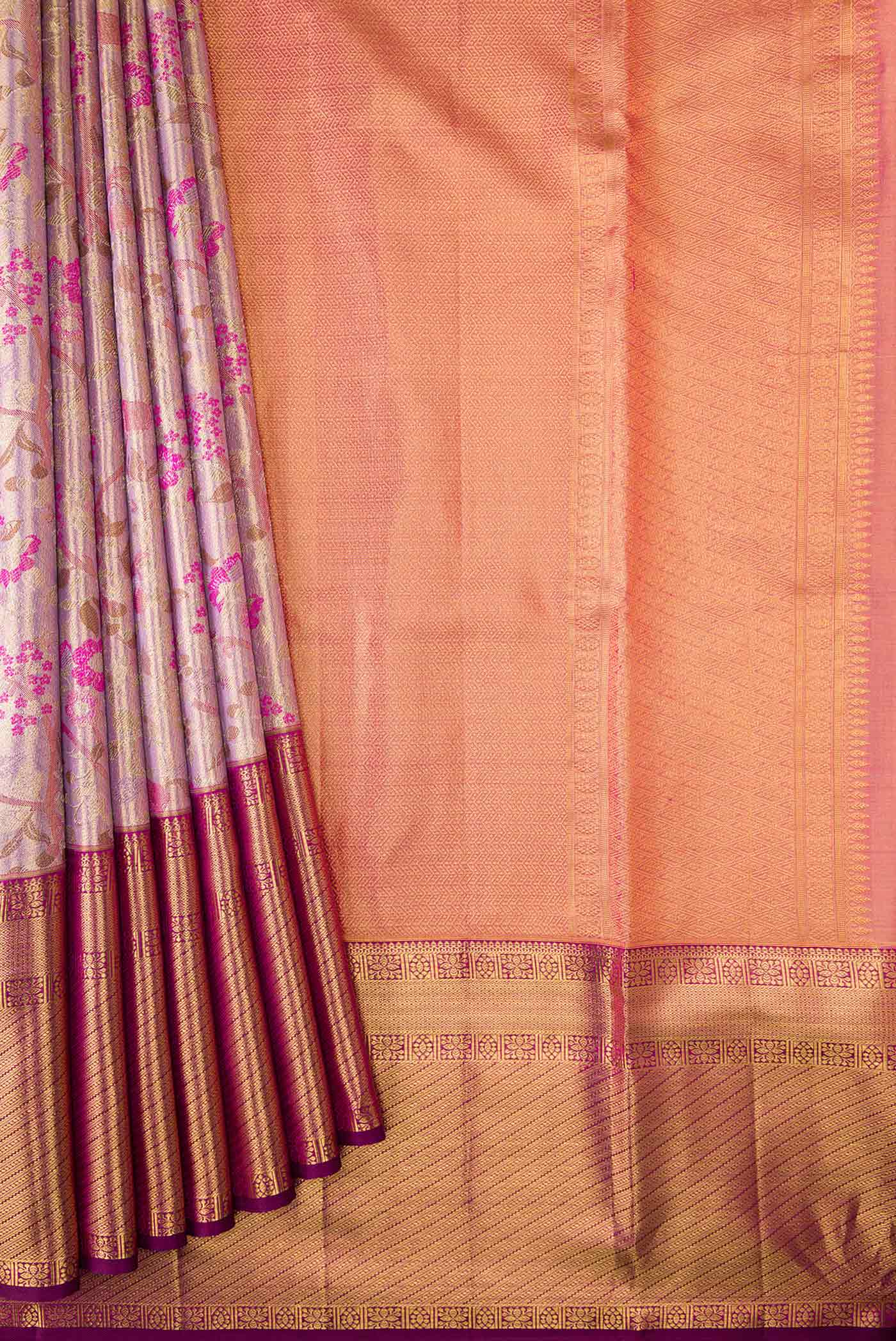 pleats pallu