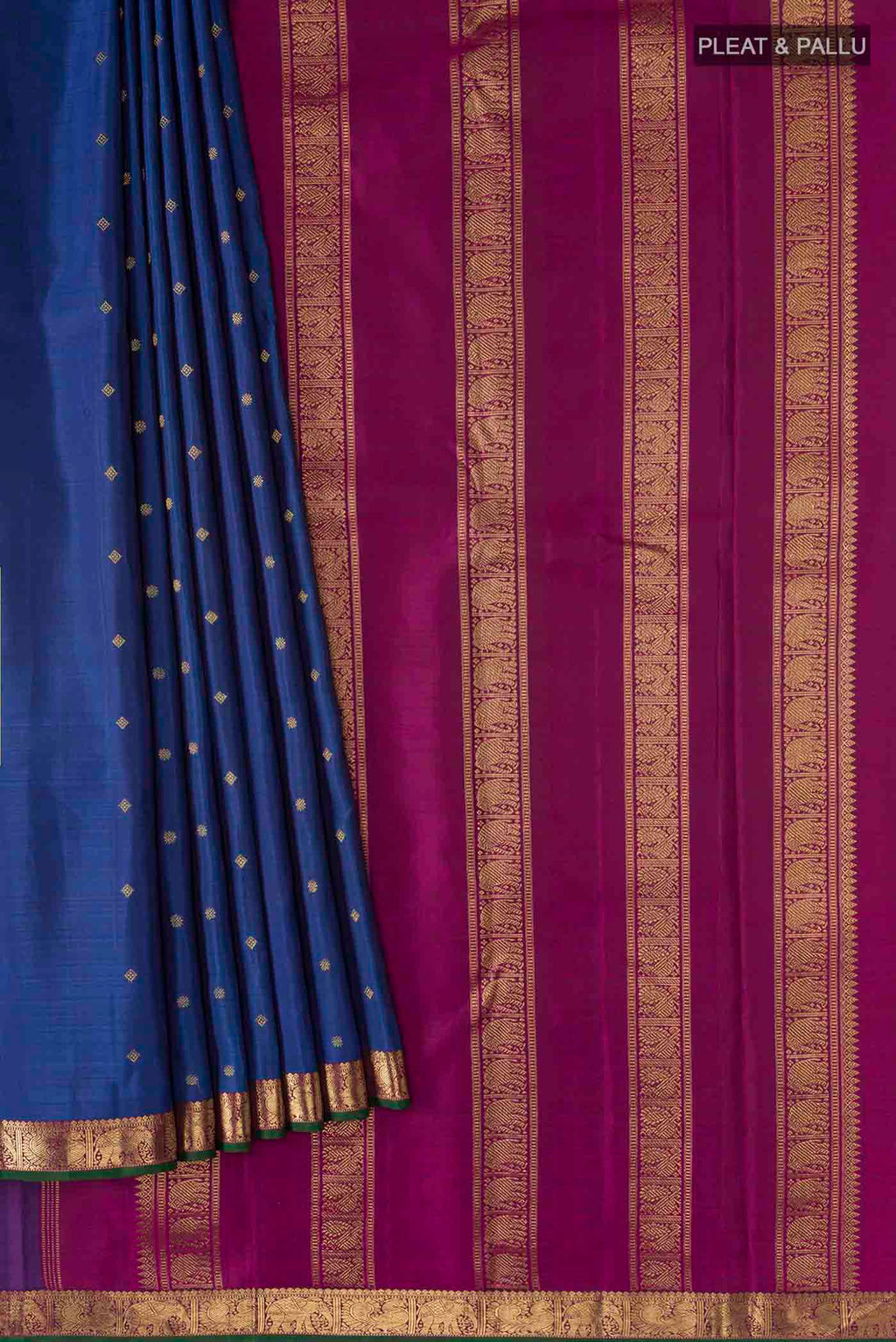 pleats pallu