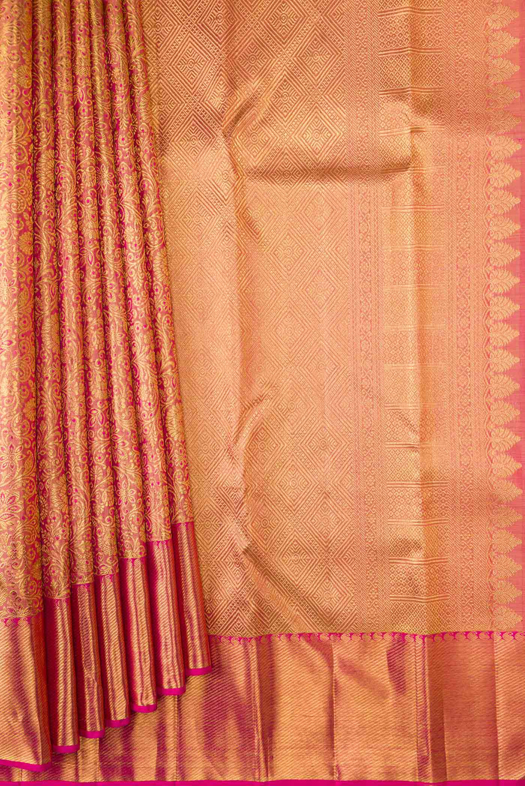 pleats pallu