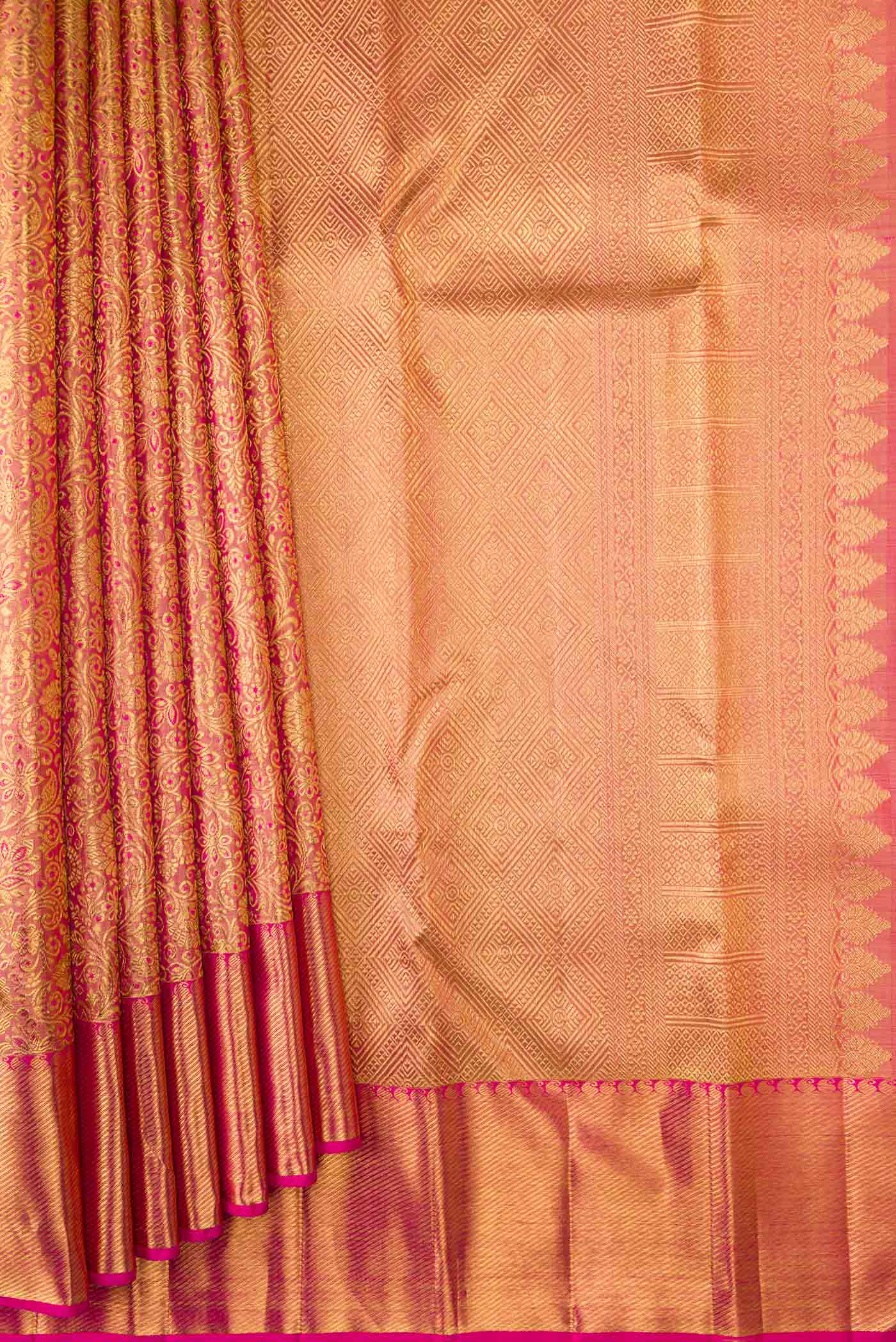 pleats pallu
