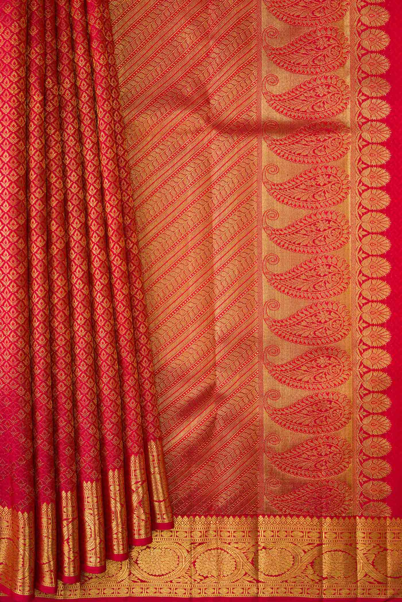 pleats pallu