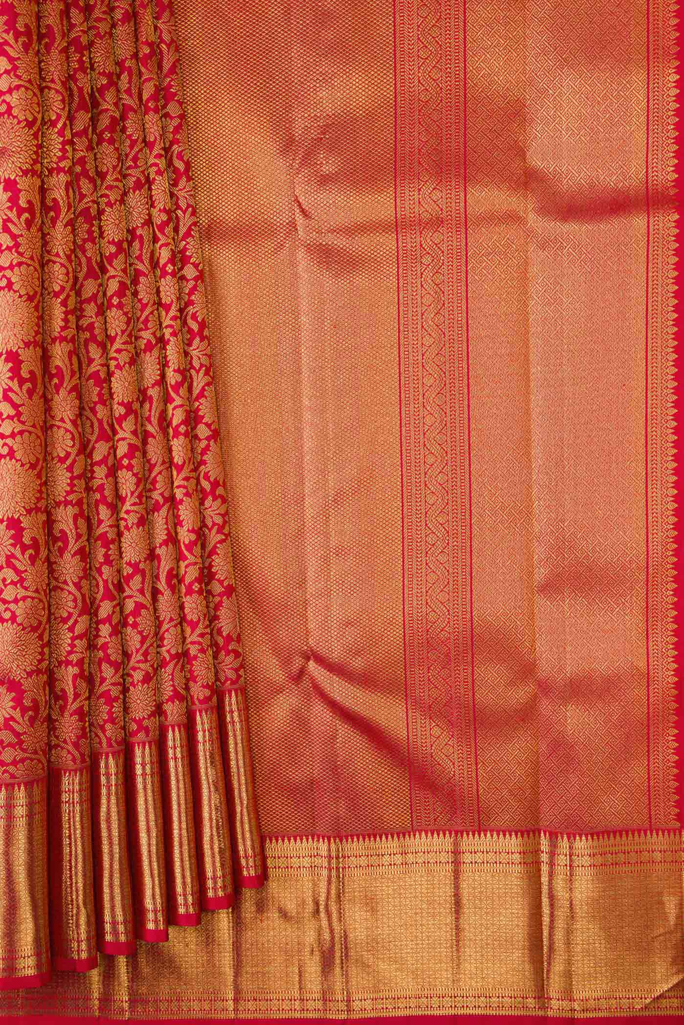 pleats pallu