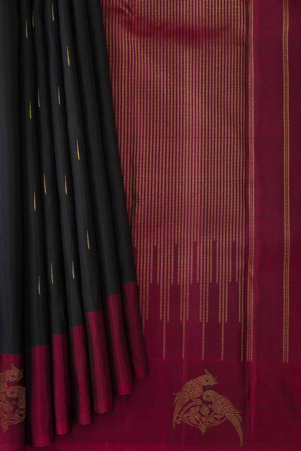 pleats pallu